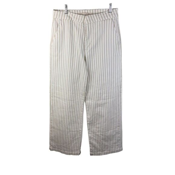 RACHEL Rachel Roy Pants - Rachel Rachel Roy Women Striped Pants Wide Leg Size 27 Beige White